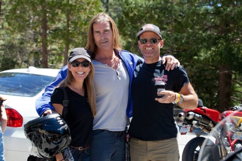 Fabio with John Caron and His Wife Suzanne